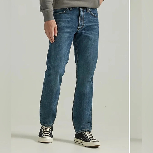 NWT Lee Lieutenant Regular Fit Straight Leg Men’s Jeans. 34x32. Great Gift! - Picture 1 of 8